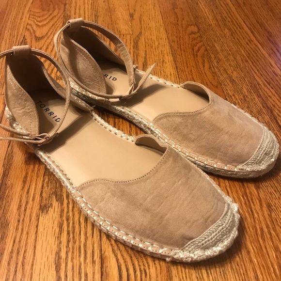 Torrid Size 9.5 Wide Ankle Espadrille Sandals - Picture 9 of 10